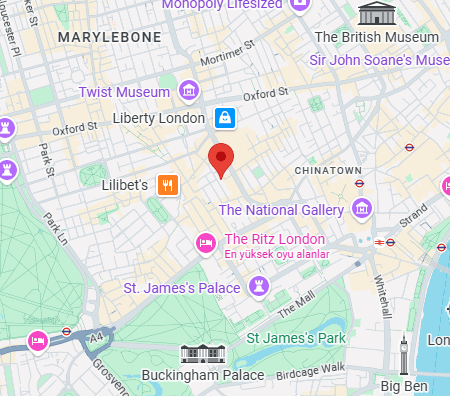 Haritada gösterilen ofis konumu