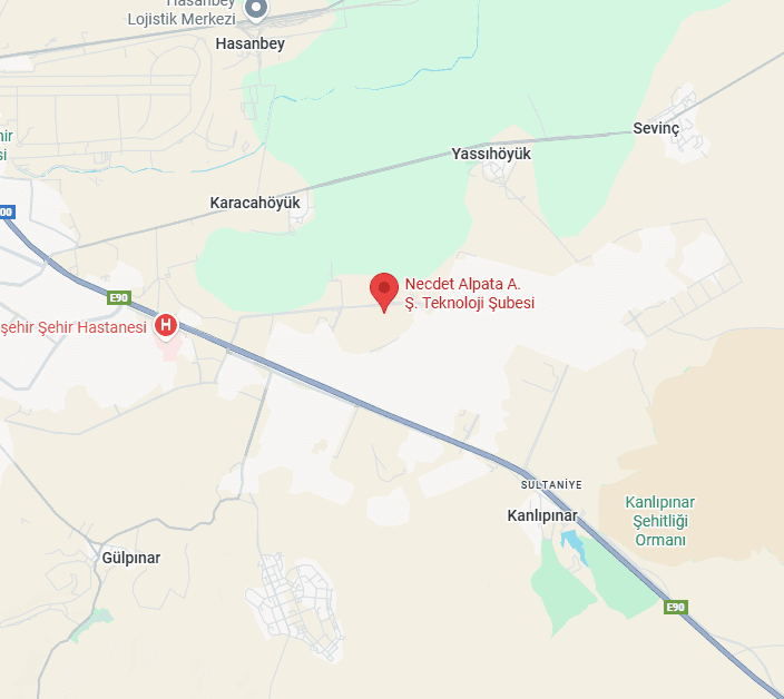 Haritada gösterilen ofis konumu