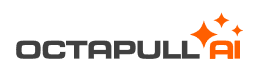 Octapull AI logo with artificial intelligence symbol